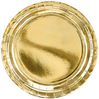 partydeco Pappteller, Pappteller rund 23cm Gold 6er Set Bild 2