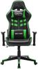 vidaXL Gaming-Stuhl Schwarz und Grün Kunstleder [20505] Bild 2