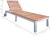 vidaXL Sonnenliege Massivholz Akazie 44611 Bild 5