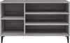vidaXL Schuhregal Grau Sonoma 102x36x60 cm Holzwerkstoff 819754 Bild 5