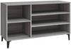 vidaXL Schuhregal Grau Sonoma 102x36x60 cm Holzwerkstoff 819754 Bild 2