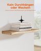 LuxusKollektion Küchenorganizer-Set Wandregal Holz 40 cm Regal Wand Paulownia Küchenregal Hängend Bild 5