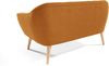 Zweisitzer Sofa FENDI II, freistehend, Stilvolles Design, Ideal für Wohnzimmer, Büro oder Wartezimmer (Velutto 08), 75 x 71 x 141 cm Bild 2