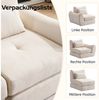 Leawin Sofa Sofas Wohnzimmer L-Form 3-Sitzer modular & flexibel, Werkzeuglos wandelbar, platzsparend & auch als Schlafsofa nutzbar Bild 4