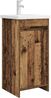vidaXL Badezimmerschrank mit Waschbecken Altholz 42 x 40 x 84,5 cm 890774 Bild 2