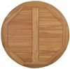 MiaMöbel Teak Esstisch/Klapptisch rund 70x70cm Massivholz Teak Modern Bild 5