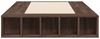vidaXL Bettgestell Braun Eichen-Optik 100x200 cm Holzwerkstoff 3280516 Bild 4
