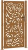vidaXL Gartentor 100x175 cm Verwitterungsstahl Flammendesign 4100997 Bild 2