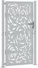 vidaXL Gartentor 100x175 cm Verwitterungsstahl Flammendesign 4100997 Bild 3