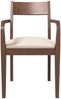 vidaXL Esszimmerstühle mit Kissen 2 Stk. Braun Massivholz Gummibaum 4102507 Bild 5