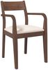 vidaXL Esszimmerstühle mit Kissen 2 Stk. Braun Massivholz Gummibaum 4102507 Bild 4