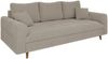 S-Style Möbel 3-Sitzer Sofa Leif mit Holzfüßen im skandinavischen Stil aus Boucle-Stoff, mit Wellenfederung Bild 2
