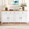 Modern and simple Anrichte Moderne Sideboard Schrank Anrichte Stauraum Buffet Wohnzimmer Set,160L x 35B x 76H(cm) Bild 2