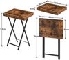HOOBRO Beistelltisch mit abnehmbarem Tablett, klappbarer Bild 3