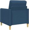 vidaXL Sofa Set mit Stauraum 2 pcs Blau Polyester 3429156 Bild 5