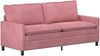 vidaXL Sofa Set 2 pcs Rosa Samt 3417130 Bild 3