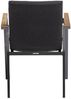 Kettler Stapelsessel Rasmus Alu anthrazit/Sunbrella® sooty mit Teak Stapelstuhl 62x60x85 cm Bild 5