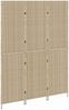 vidaXL Raumteiler Beige 147 x 180 cm Poly-Rattan 42003671 Bild 4