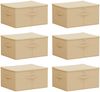 vidaXL Aufbewahrungsbox 6 pcs Creme 43 x 34 x 23 cm Vliesstoff 42024601 Bild 2