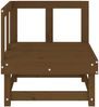 vidaXL Garten-Ecksofas 2 Stk. Honigbraun Massivholz Kiefer 825397 Bild 4