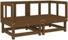 vidaXL Garten-Ecksofas 2 Stk. Honigbraun Massivholz Kiefer 825397 Bild 2