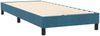 vidaXL Boxspringbett mit Matratze Dunkelblau 80x220 cm Samt 3316333 Bild 5