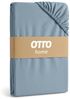 OTTO home Spannbettlaken PHYSALIS in BASIC und PREMIUM Qualität, 100% Baumwolle, Jersey (160 g/m), Gummizug: rundum, (2 Stück), für Matratzen bis 18 cm Höhe, Bettlaken, Spannbetttuch, pflegeleicht Bild 3