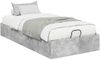 vidaXL Ottoman Bettgestell Betongrau 90 x 190 cm Holzwerkstoff 3409296 Bild 2