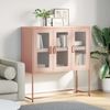 vidaXL Sideboard Rosa 100,5x39x107 cm Kaltgewalzter Stahl 853405 Bild 3