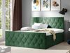 Boxspringbett Simori Lux, Grün, 180x200 cm Bild 2