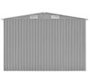 vidaXL Gerätehaus 257x489x181 cm Metall Grau 143349 Bild 3