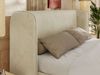 Polsterbett Bett mit Holzlattenrost Schlafzimmer Bett Doppelbett gepolstertes Kopfteil - EMORA CLASSIC - 180x200 cm - Beige Velvet Bild 4