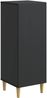 vidaXL Sideboard Schwarz 33 x 34,5 x 90 cm Holzwerkstoff 894596 Bild 2