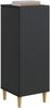 vidaXL Sideboard Schwarz 33 x 34,5 x 90 cm Holzwerkstoff 894596 Bild 3