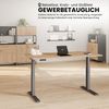 bümö elektrisch höhenverstellbarer Schreibtisch 200x80 cm in weiß, Gestell graphit mit Memory-Steuerung, elektrischer Bürotisch höhenverstellbar Gaming Tisch, XDKB20-W-G Bild 5