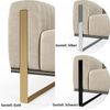 Sessel Designersessel VALERIE in Stoff Elisa Velvet Dunkelblau Bild 4