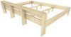 Familienbett "Familien-Nesterl" 270 220 43 Zirbe 90/90/90cm mit Ablage Bild 3