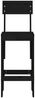 vidaXL Barhocker 2 Stk. Schwarz 40x48,5x115,5cm Massivholz Kiefer 825363 Bild 4