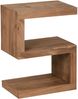 Wohnling Beistelltisch Massivholz S Cube 60cm hoch Akazie Bild 2