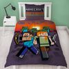 BERONAGE Kinderbettwäsche Minecraft Sundown Bettwäsche Linon / Renforcé, 100% Baumwolle, 2 teilig, 135x200 + 80x80 cm Bild 2