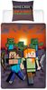 BERONAGE Kinderbettwäsche Minecraft Sundown Bettwäsche Linon / Renforcé, 100% Baumwolle, 2 teilig, 135x200 + 80x80 cm Bild 5