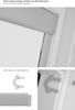 Lysel - Qualitätsdachfensterrollo abdunkelnd reinweiß Rollo geeignet für Velux Dachfenster FK06, (B x H) 49.30cm x 99.50cm in weiß/reinweiß Bild 3