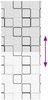 vidaXL Duschrollo 110x240 cm Stoffbreite 106 cm 4014925 Bild 5