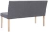 vidaXL Sitzbank 139,5 cm Hellgrau Polyester 281335 Bild 5