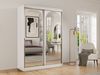 Kleiderschrank Mezzinto 150 (Farbe: Cashmere / Cashmere + Gold) Bild 4