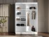 Kleiderschrank Mezzinto 150 (Farbe: Cashmere / Cashmere + Gold) Bild 5