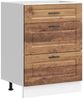 vidaXL Küchenunterschrank Porto Altholz-Optik Holzwerkstoff 854267 Bild 2