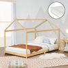 Kinderbett Vindafjord, mit Matratze, 90x200 cm, Bambus Bild 1