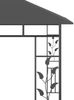 Gartenpavillon, Pavillon mit Moskitonetz 3x3x2,73 m Anthrazit 180 g/m² Bild 5