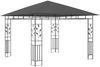 Gartenpavillon, Pavillon mit Moskitonetz 3x3x2,73 m Anthrazit 180 g/m² Bild 2